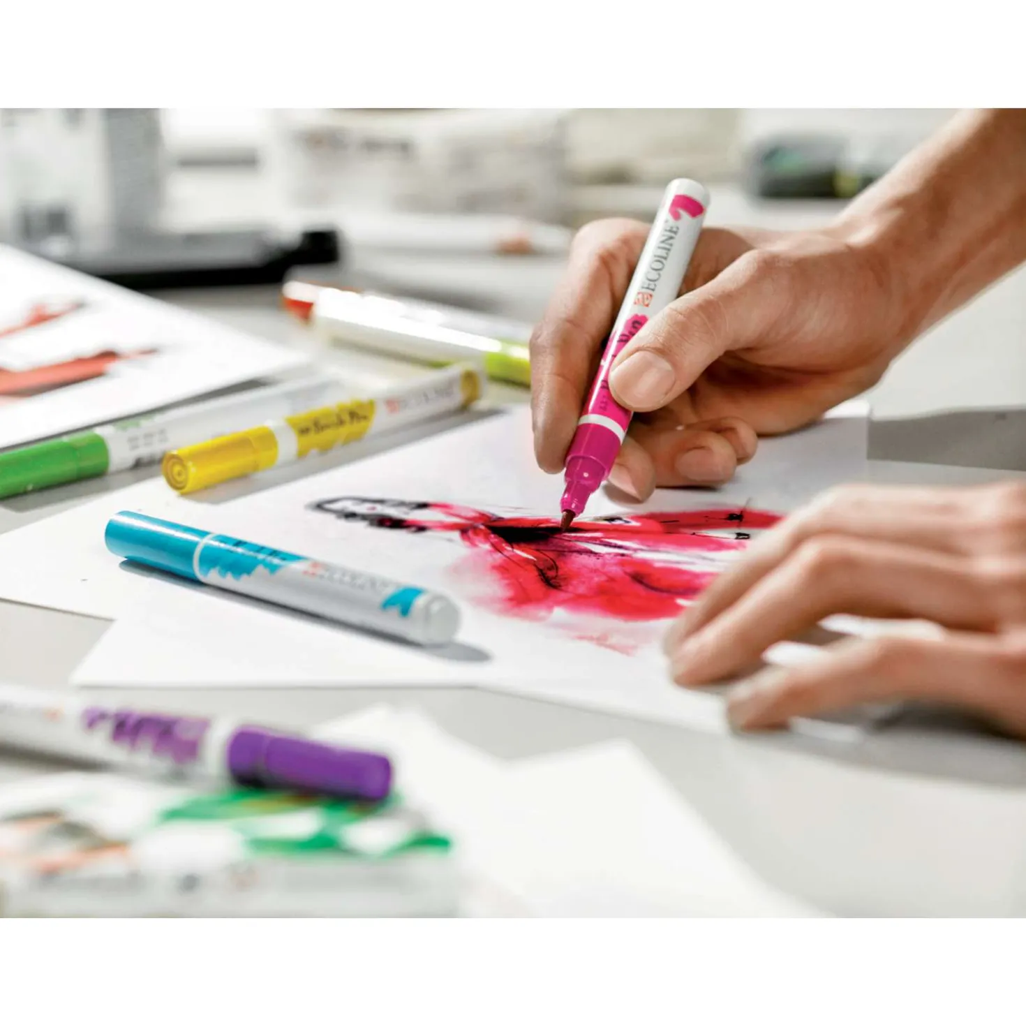 Talens ECOLINE® Brush Pen Marker 10er-Sets
