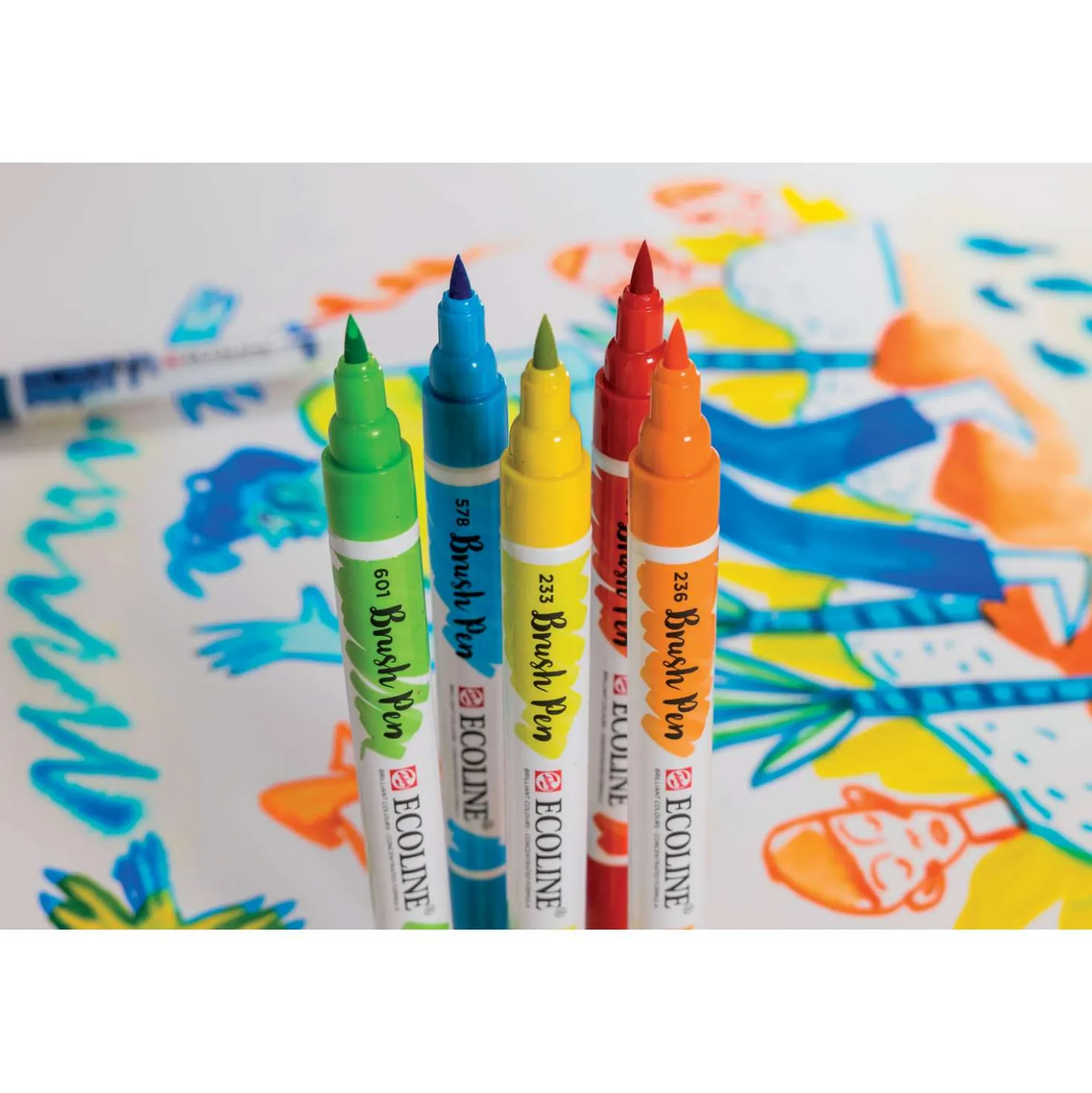 Talens ECOLINE® Brush Pen Marker, einzeln