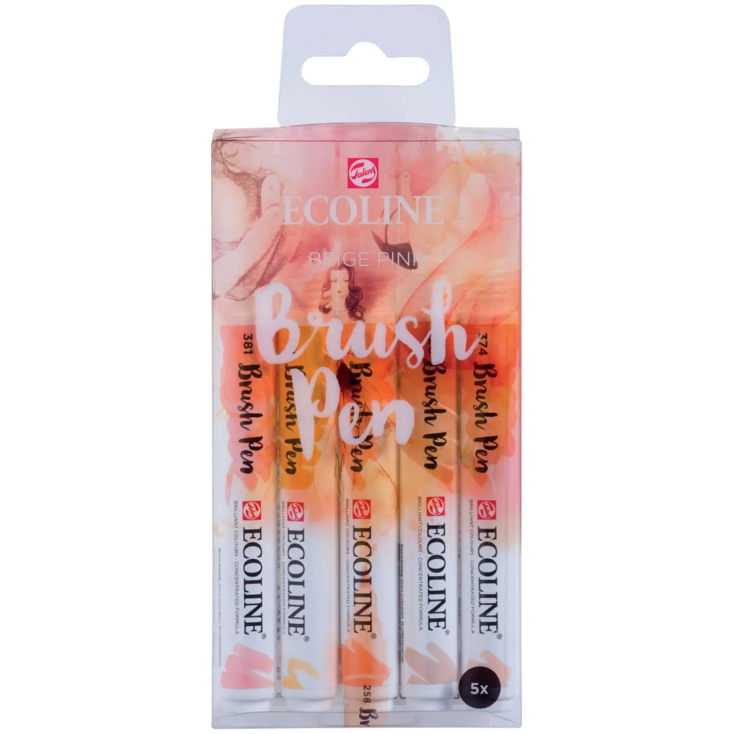 Talens ECOLINE® Brush Pen Marker-Sets, 5er