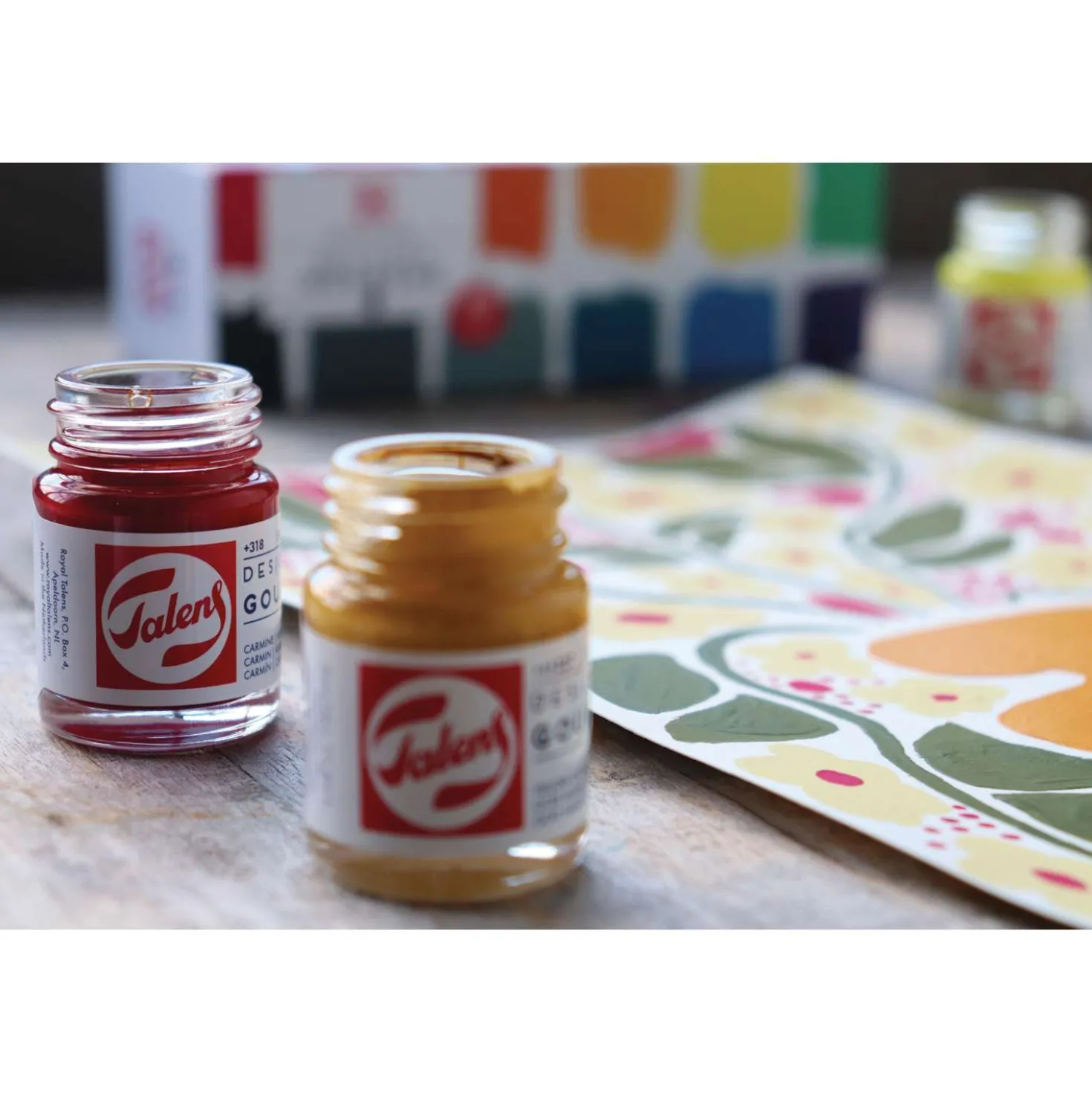 Talens Gouache Extra Fine Set, 10 x 16 ml