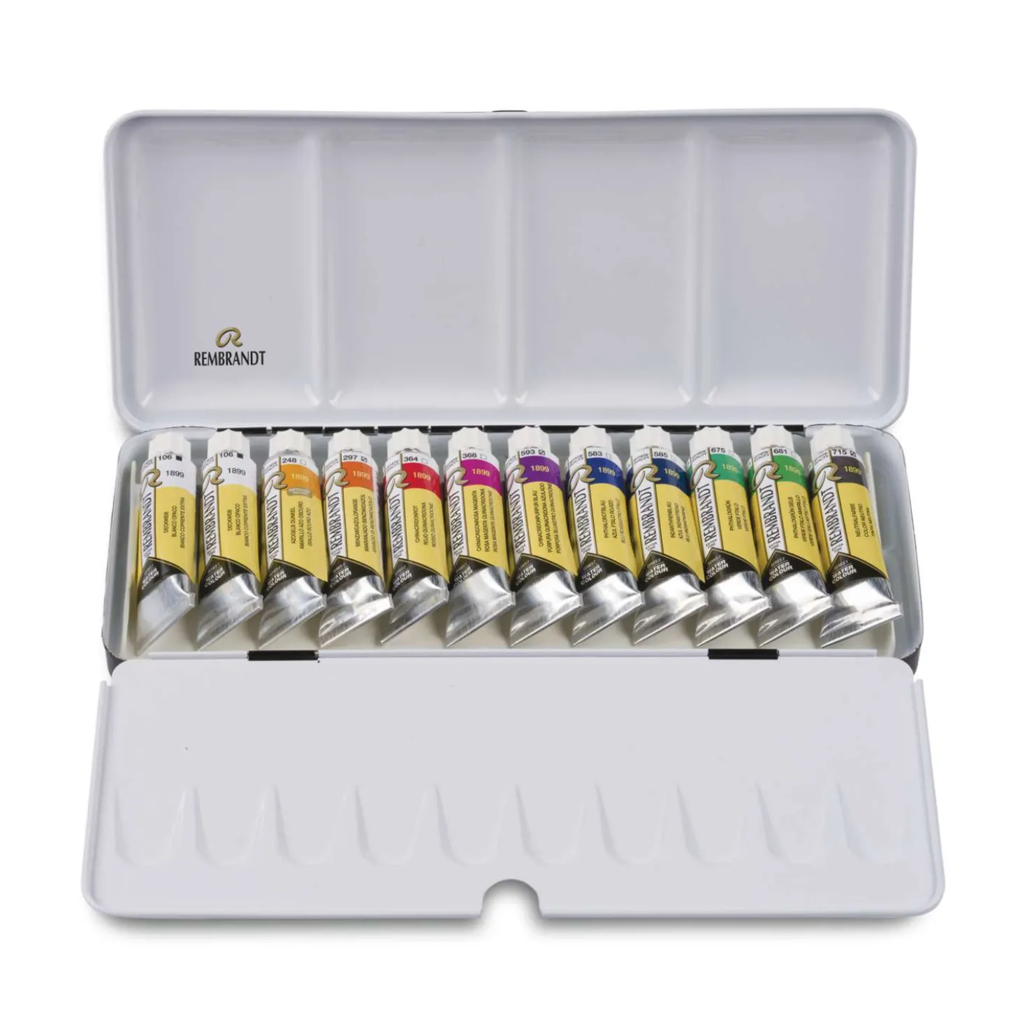 Talens REMBRANDT Aquarellkasten "Opaque Mix", 12 Tuben