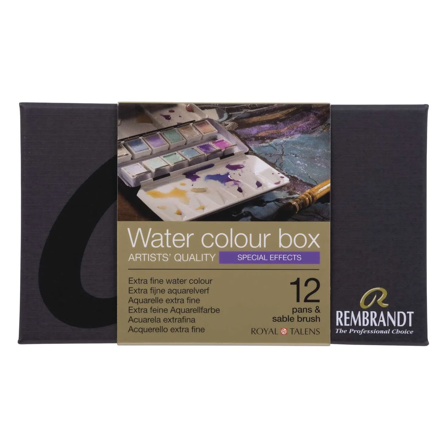 Talens REMBRANDT Aquarellkasten "Spezialeffekt Farben", Näpfchen