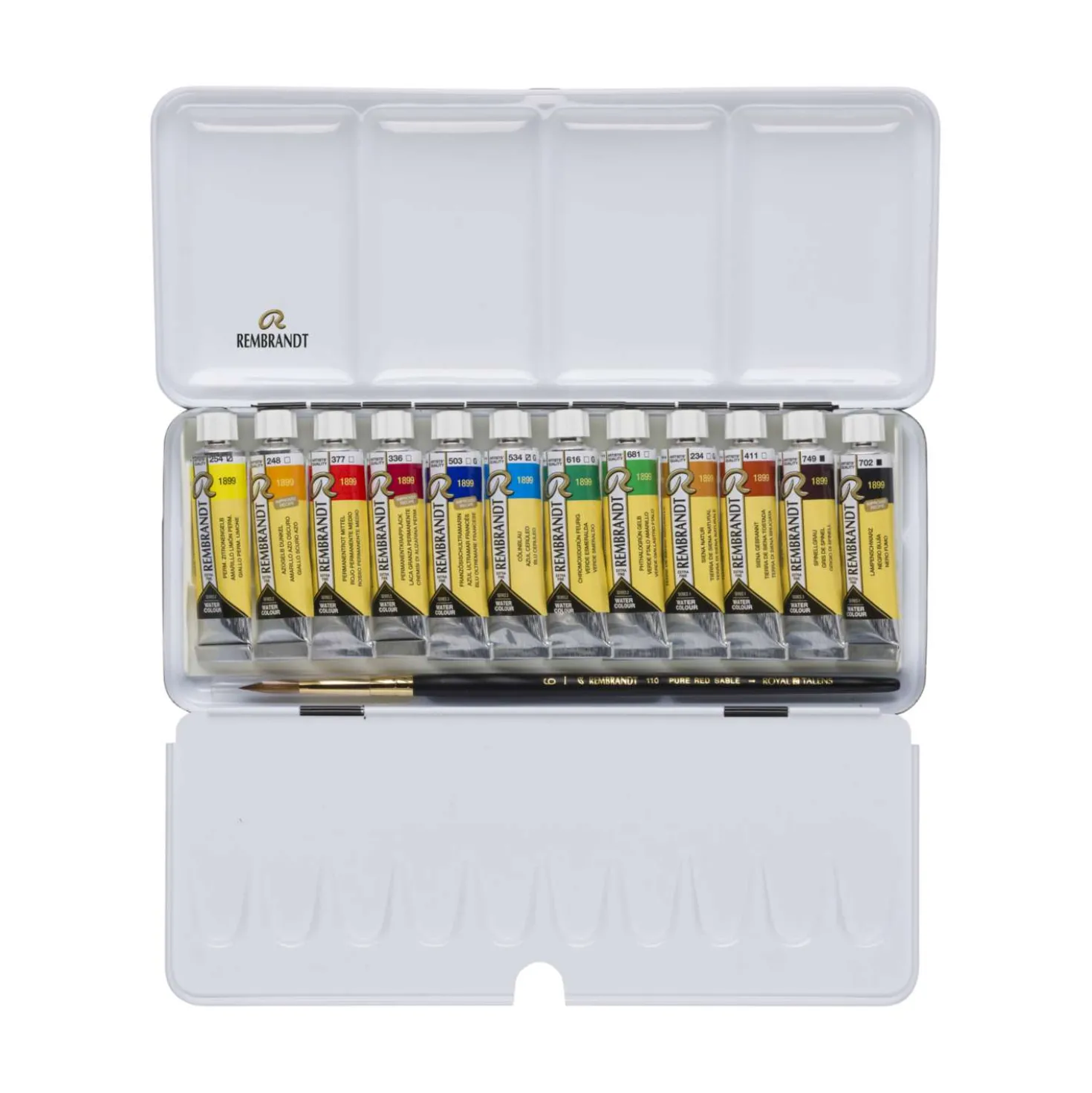 Talens REMBRANDT Aquarellkasten "Monopigmentierte Farben" Sonderedition