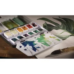 Talens REMBRANDT Aquarellkasten "Deckweiß & Mischfarben"