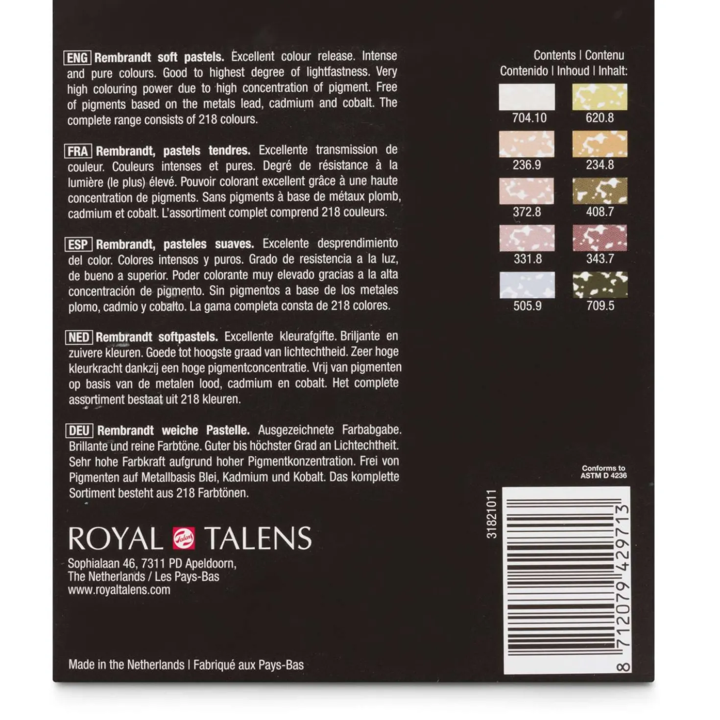 Talens REMBRANDT weiche Pastelle, 10er-Sets