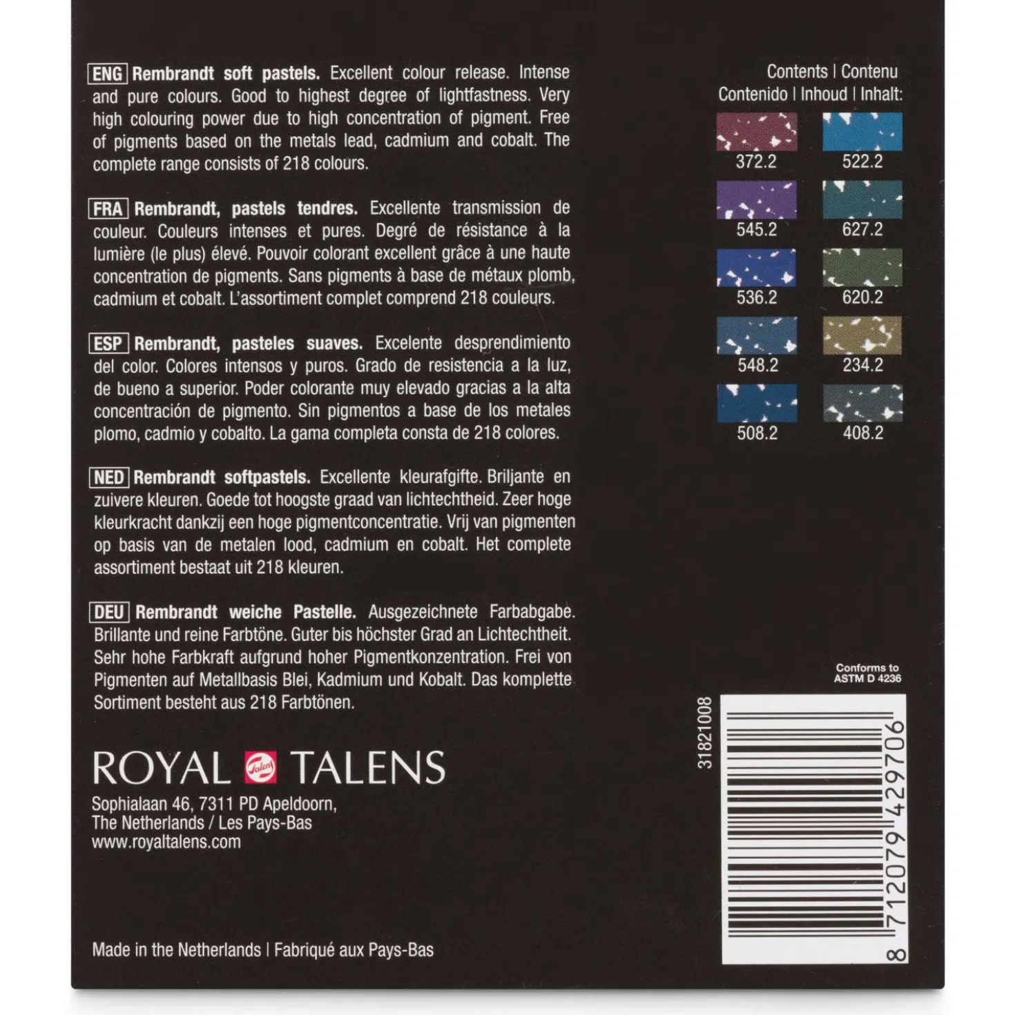 Talens REMBRANDT weiche Pastelle, 10er-Sets