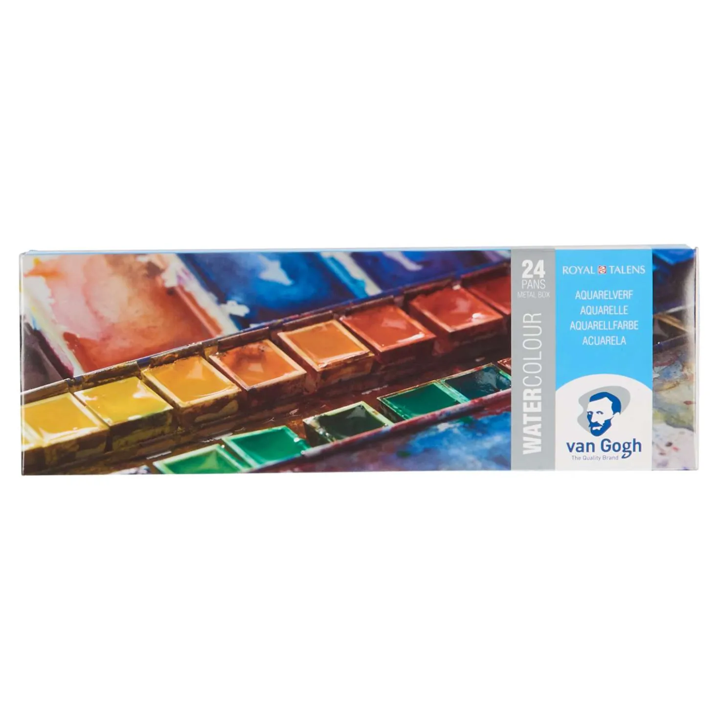Talens van Gogh Aquarellfarben im Metallkasten