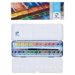 Talens van Gogh Aquarellfarben im Metallkasten