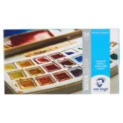 Talens Van Gogh Aquarellkasten mit 24 halben Näpfchen