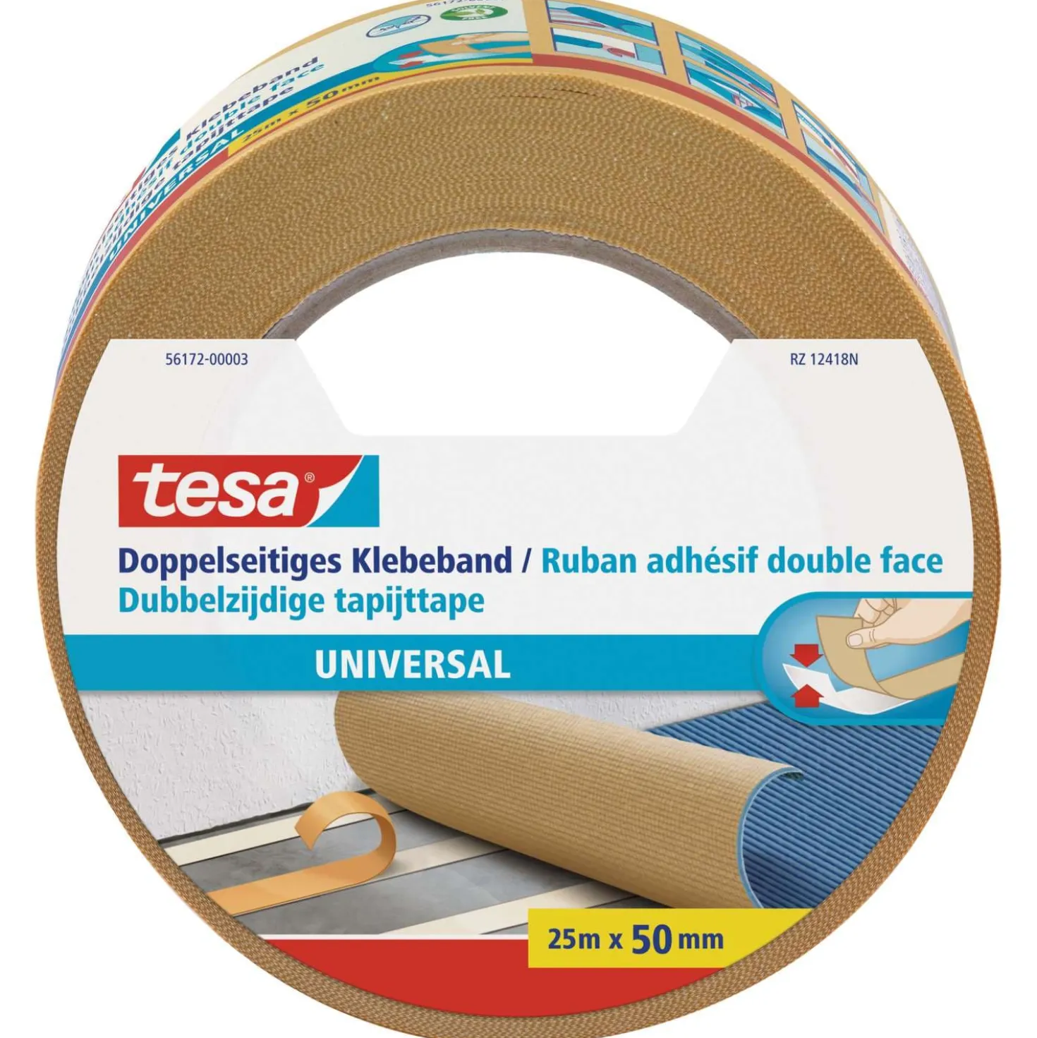 tesa® Doppelseitiges Klebeband UNIVERSAL