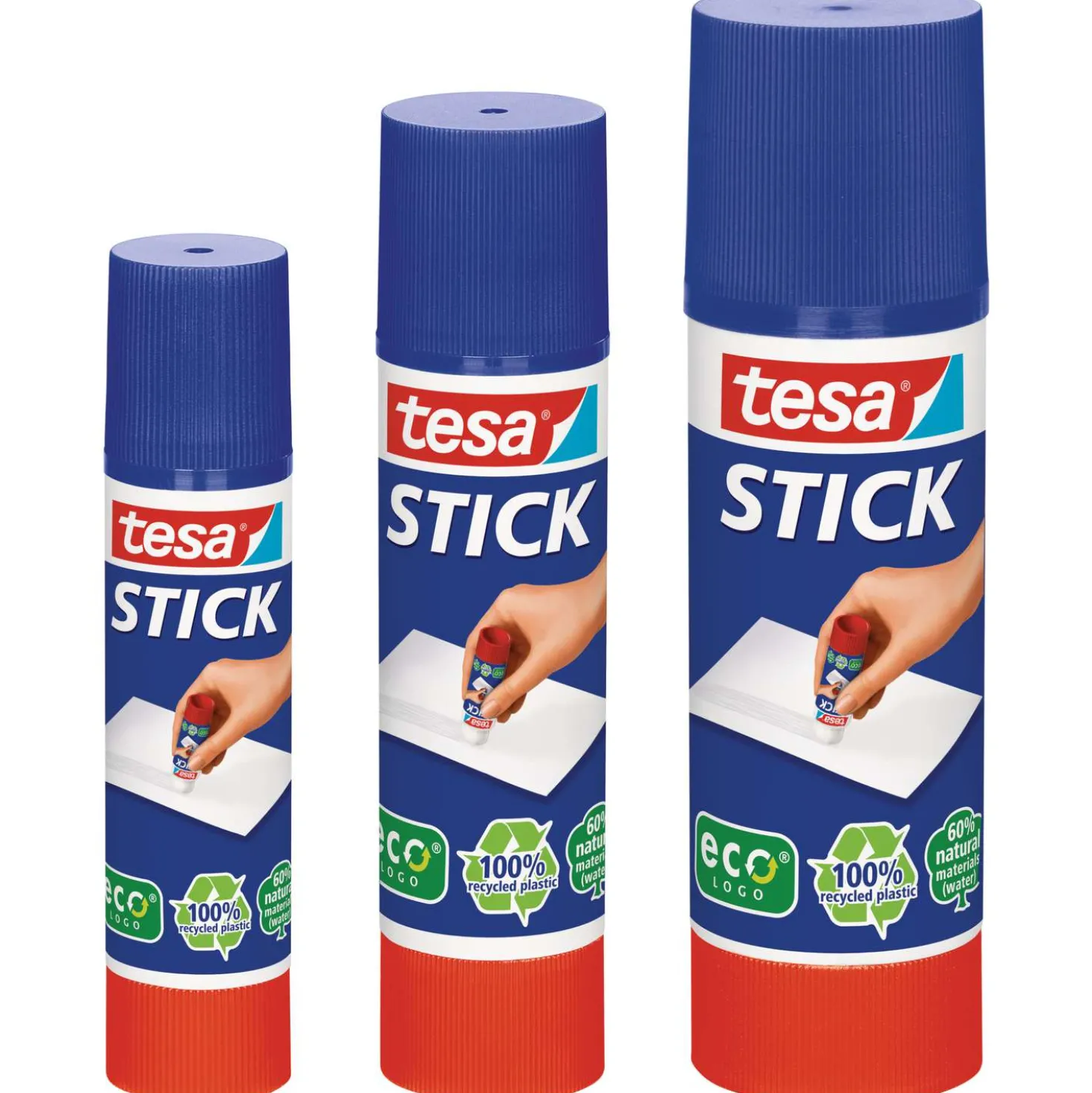 tesa® Stick ecoLogo® Klebestift, rund