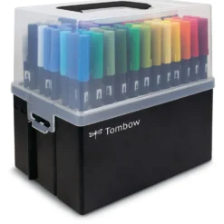 TOMBOW® ABT Dual Brush Pen Box mit 107 Farbtönen + Blender