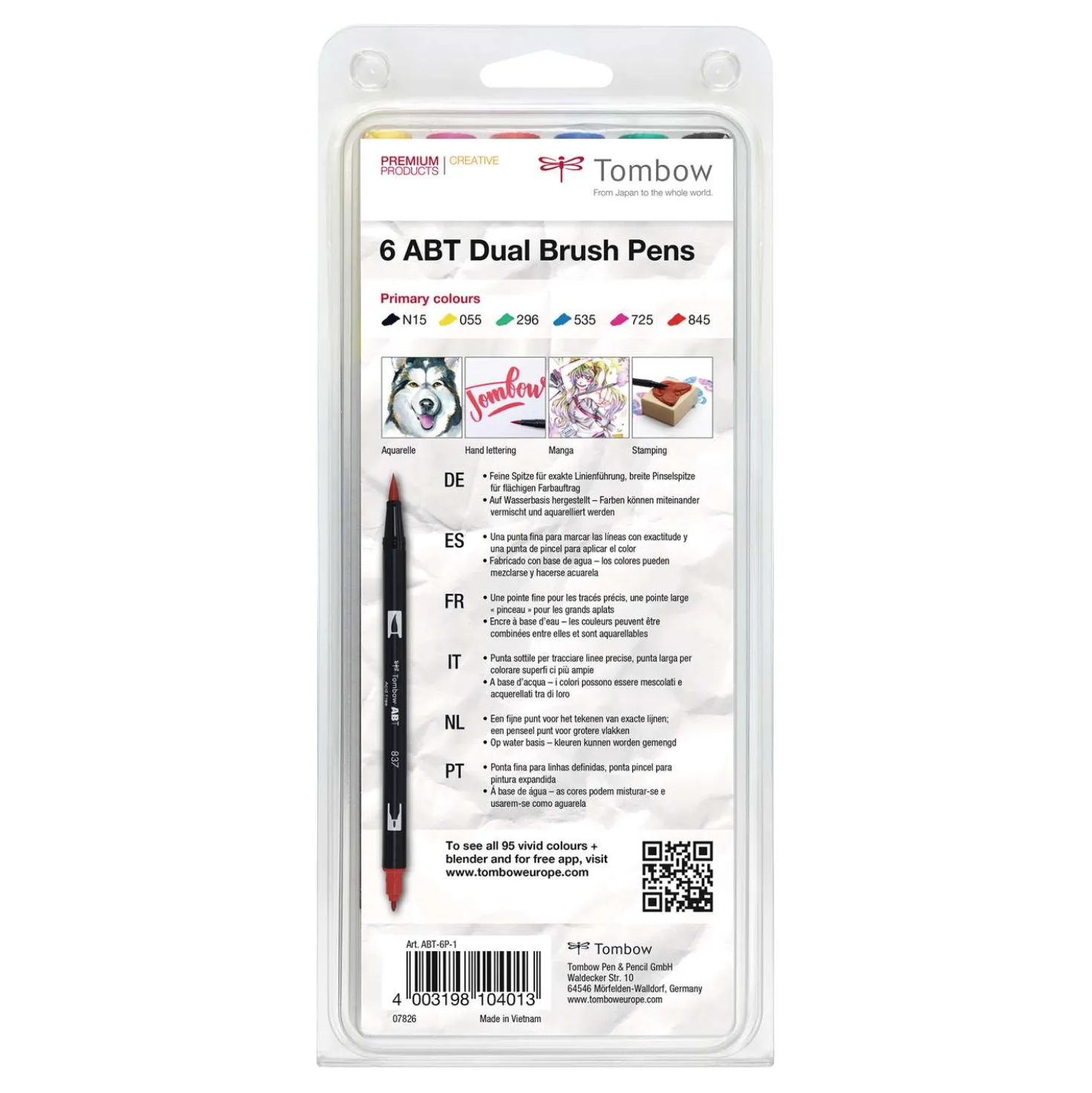 TOMBOW® ABT Dual Brush Pen 6er-Set