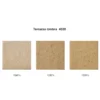 Tonmasse Terrazzo umbra, grob schamottiert