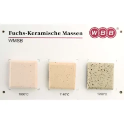 Tonmasse WMSB, gelblich mit Spots, unschamottiert