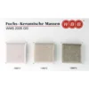 Tonmasse WMS 2005 GG, altrosa-steingrau mit Spots, fein schamottiert