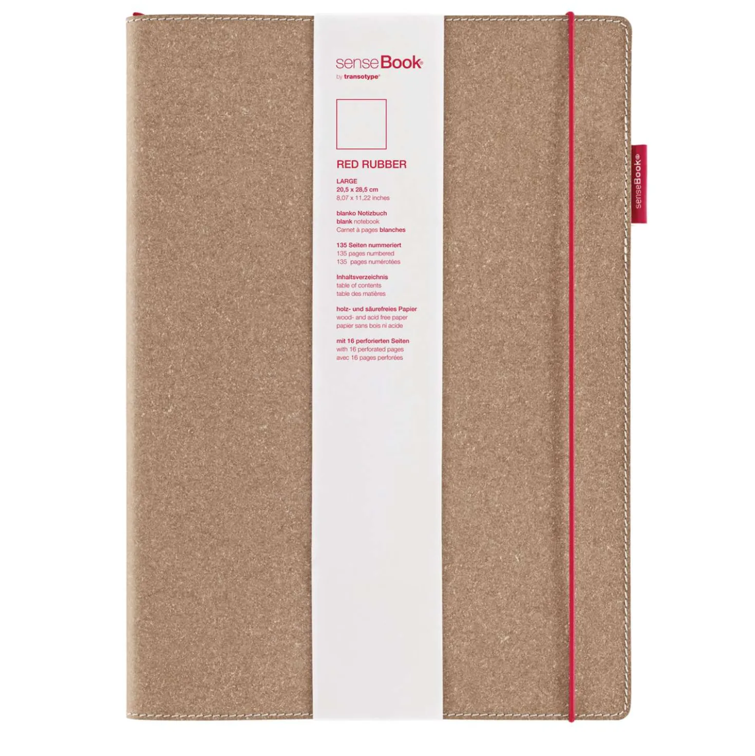 transotype® senseBook RED RUBBER