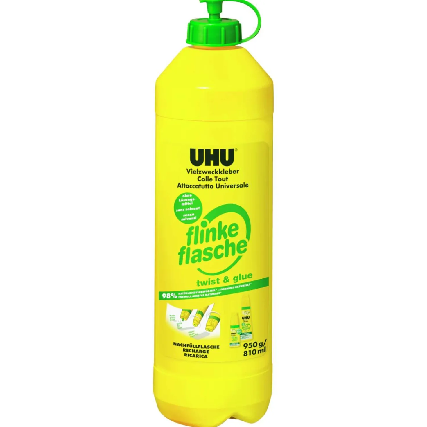 UHU® VIELZWECKKLEBER flinke flasche ReNATURE ohne Lösungsmittel