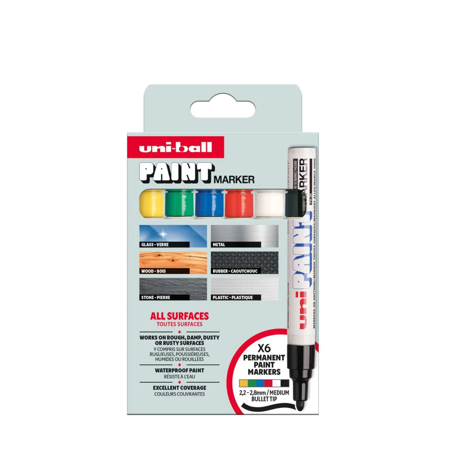 UNI-BALL® Paint Marker 6er Set