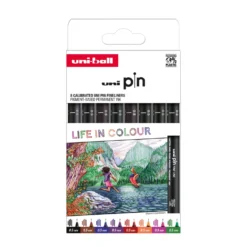 UNI-BALL® pin Fineliner 8er-Set