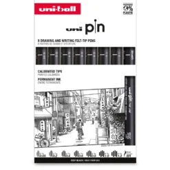 uni-ball pin Fineliner 8er-Sets