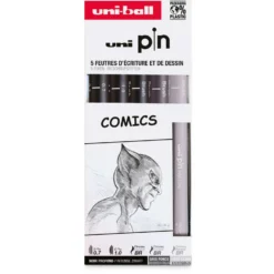 UNI-BALL pin Fineliner, thematische 5er-Sets