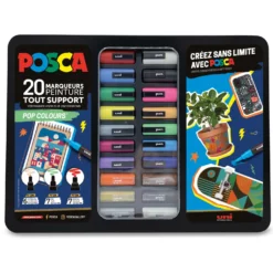 UNI POSCA Acrylmarker 20er-Sets