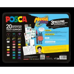 UNI POSCA MANGA HERO Acrylmarker 20er Set