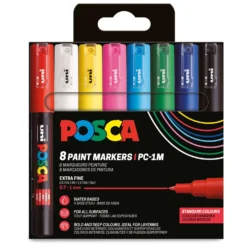 UNI POSCA Marker PC-1MC, 8er-Sets