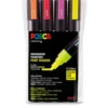 UNI POSCA Marker-Set PC-5M, Neon