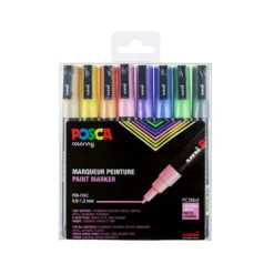 UNI POSCA Marker-Set PC-3M Pastell-Farben Set
