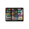 uni POSCA STREET VIBES Paint Marker Set – 20 Marker in Metallbox