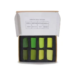 UNISON COLOUR Soft-Pastellkreiden, 8er-Sets, halbe Kreiden
