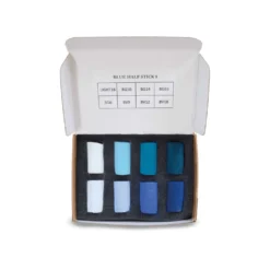 UNISON COLOUR Soft-Pastellkreiden, 8er-Sets, halbe Kreiden