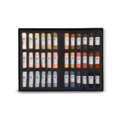 UNISON COLOUR Soft-Pastellkreiden, 36er-Sets, ganze Kreiden
