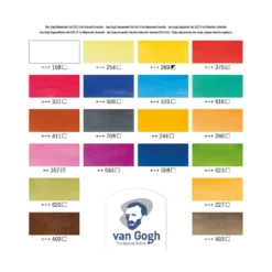 Van Gogh Aquarellfarben-Set, 20 x 10-ml-Tuben