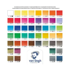 Van Gogh Aquarellkasten mit 48 halben Näpfchen