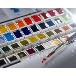 Van Gogh Aquarellkasten mit 48 halben Näpfchen