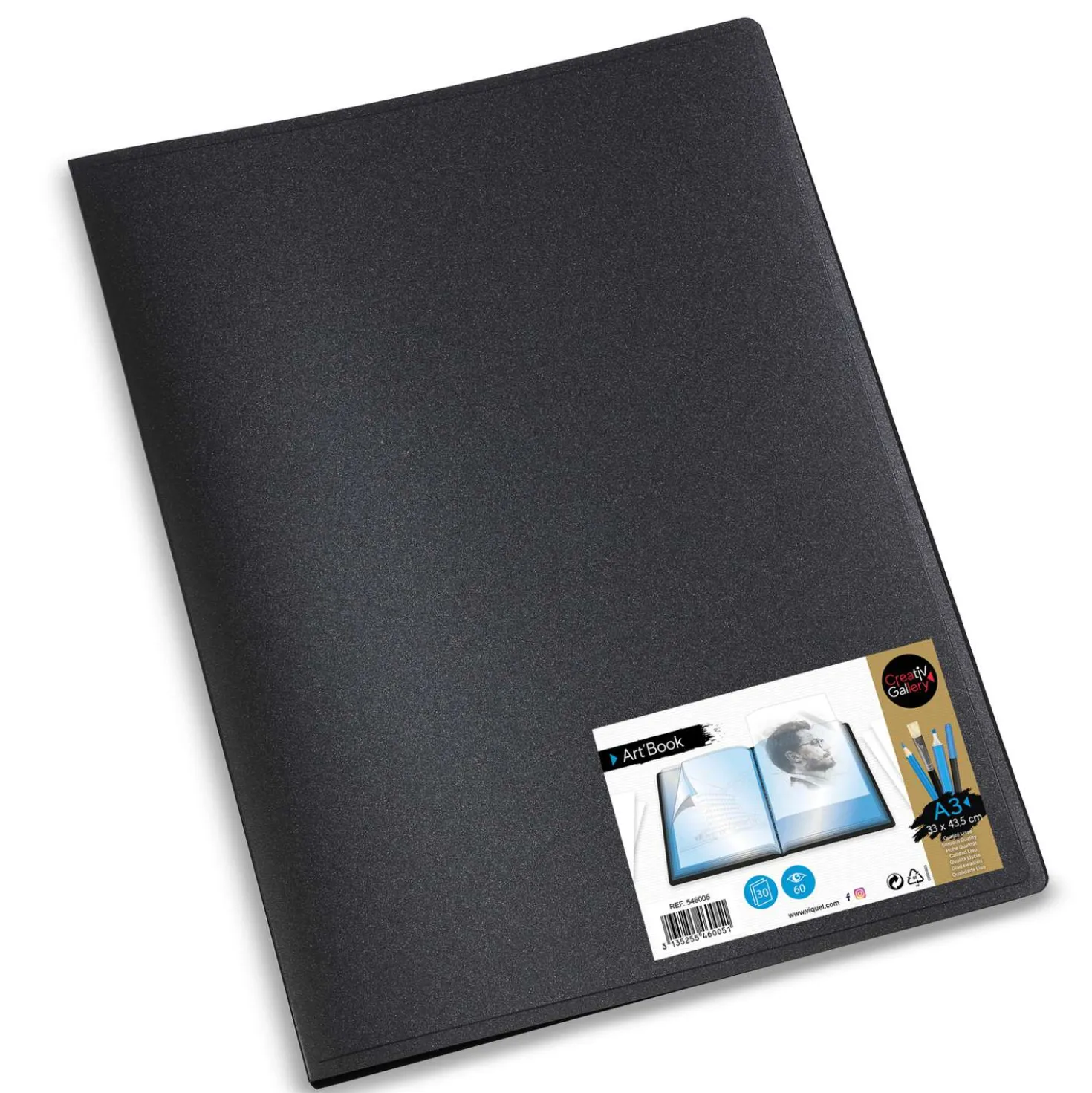 VIQUEL Creativ'Gallery Art'Book Präsentationsbuch, DIN A3