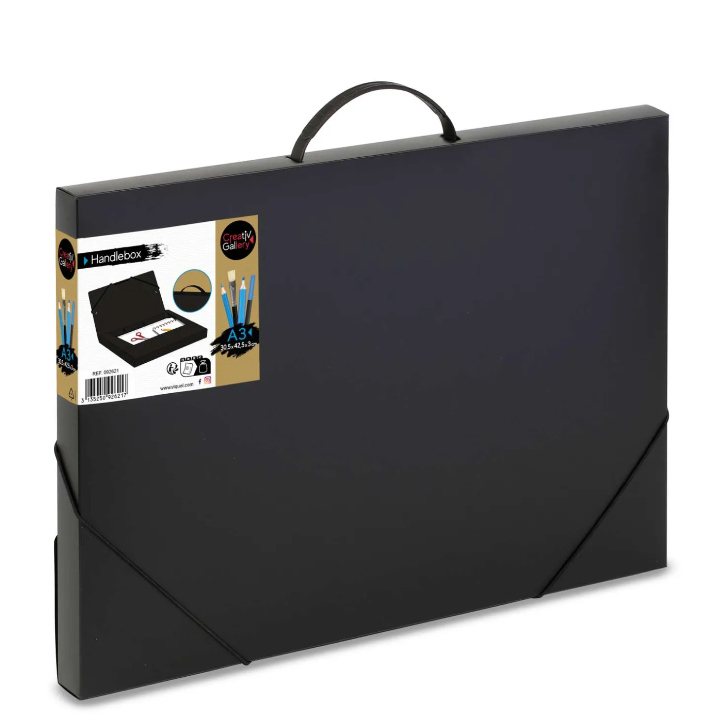 VIQUEL Creativ'Gallery Handlebox Zeichenmappe, DIN A3