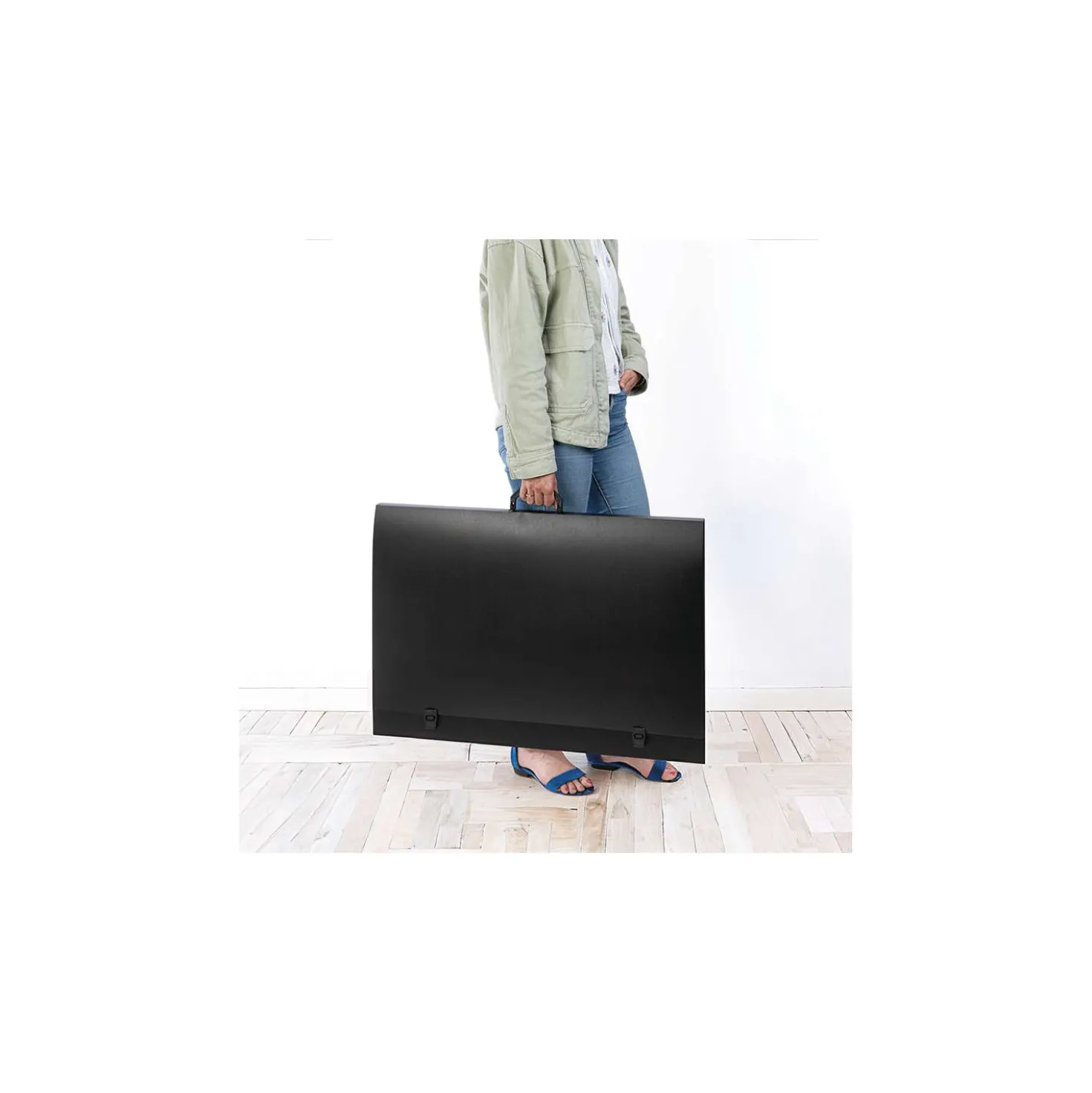 VIQUEL Creativ'Gallery Handlebox Zeichenmappe, Schwarz