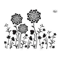 VIVA DECOR Universal-Schablone BLOB PAINT, Blumenwiese