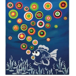 VIVA DECOR Universal-Schablone BLOB PAINT, Fisch