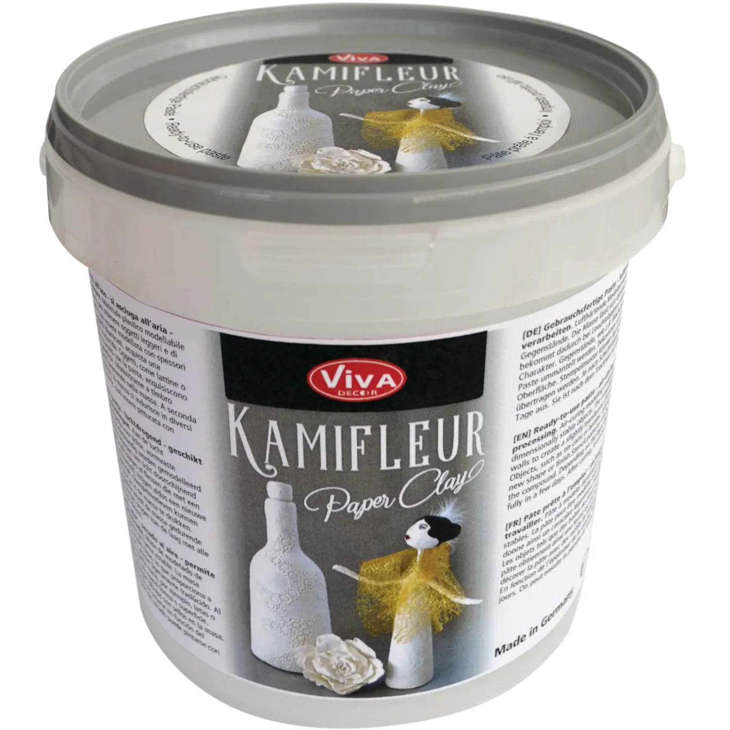 VIVA DECOR KAMIFLEUR Paper Clay, lufthärtende Modelliermasse