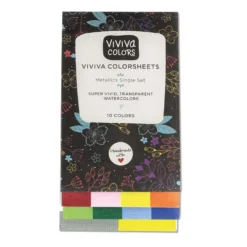 Viviva Colorsheets Aquarellset Metallics