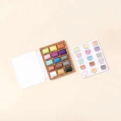Viviva Näpfchen Aquarellfarben-Set „Metallics“