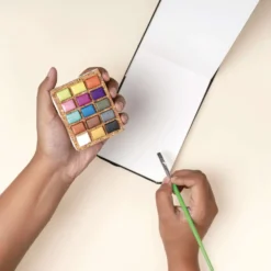 Viviva Näpfchen Aquarellfarben-Set „Metallics“