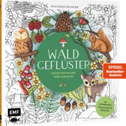 Waldgeflüster – Natur-Motive und Tiere ausmalen