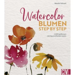 Watercolor Blumen Step by Step