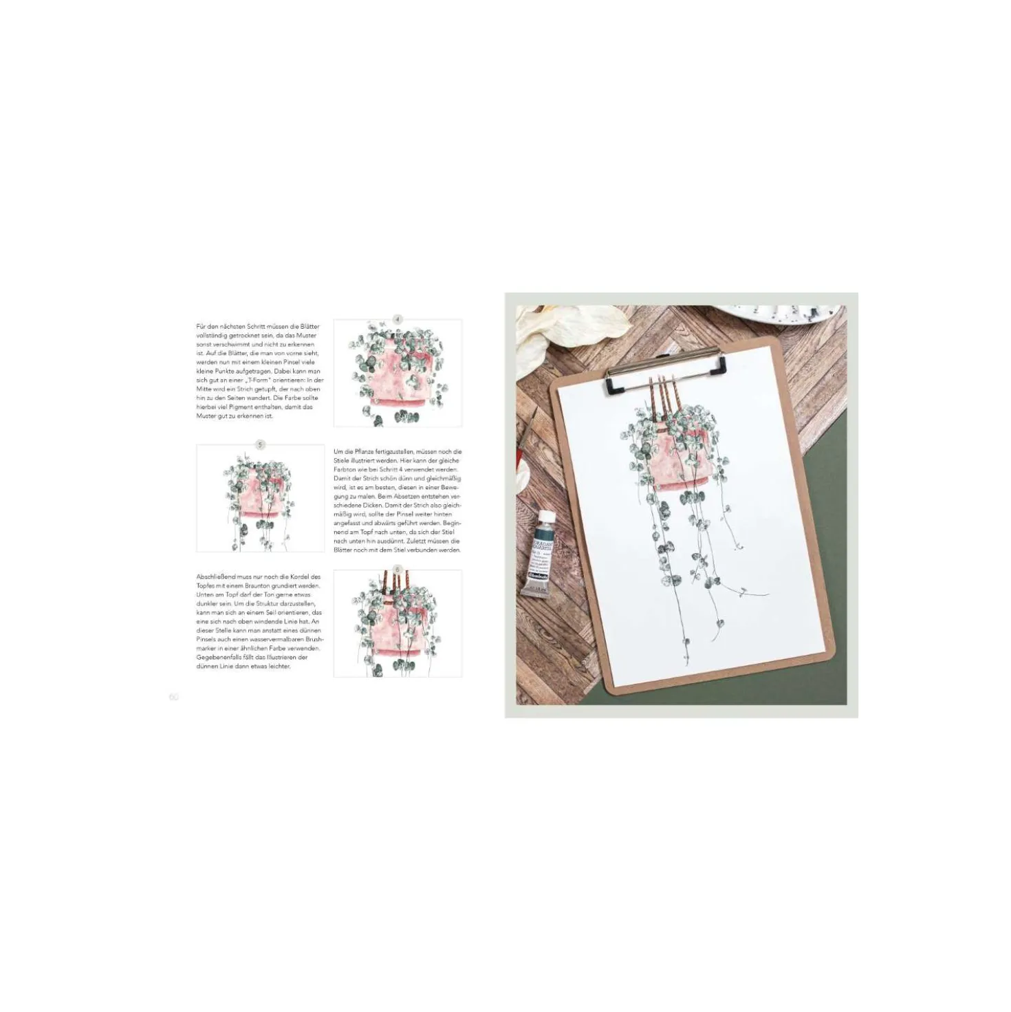 Watercolor greenery